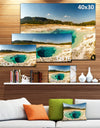 Yellow Stone Pool Panorama - Landscape Print Wall Artwork