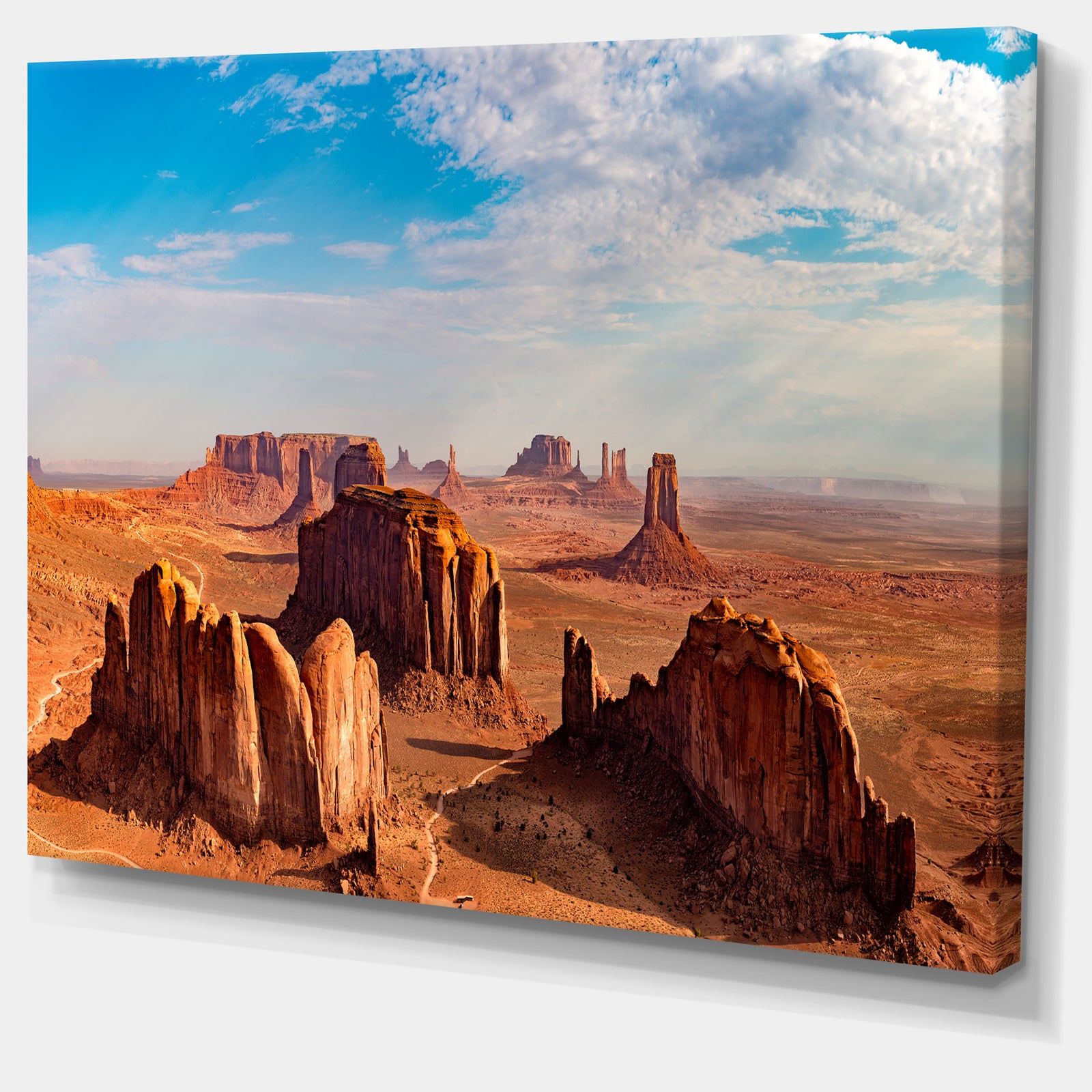 Monument Valley Aerial Sky View - Landscape Print Wall Artwork