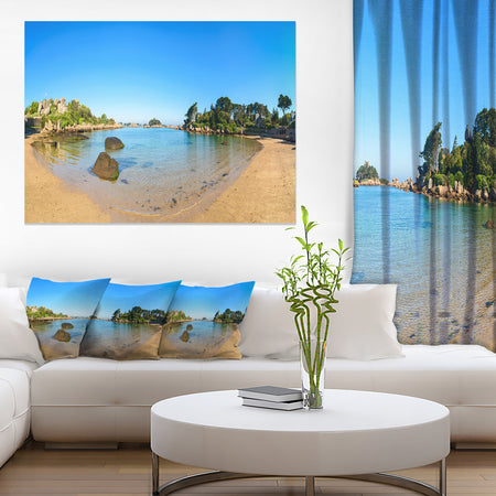 Ploumanach Rocks and Beach Morning - Oversized Landscape Wall Art Print
