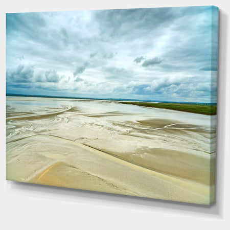 Low Tide in Mont Saint Normandy - Oversized Landscape Wall Art Print
