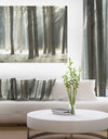 Maritime Pine Tree Forest with Rays - Oversized Forest Canvas Art