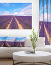 Blooming Lavender Flower Field - Oversized Landscape Wall Art Print