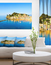 Sestri Levante Silence Bay Sea - Extra Large Seashore Canvas Art