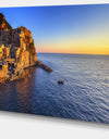 Manarola Village Beach Panorama - Oversized Landscape Wall Art Print