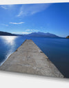 Elba Island Pier and Capanne Mountain - Oversized Landscape Wall Art Print