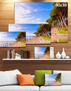 Promenade and Pine Trees in Italy - Oversized Landscape Wall Art Print