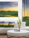 Green Rural Rolling Hills Tuscany - Oversized Landscape Wall Art Print