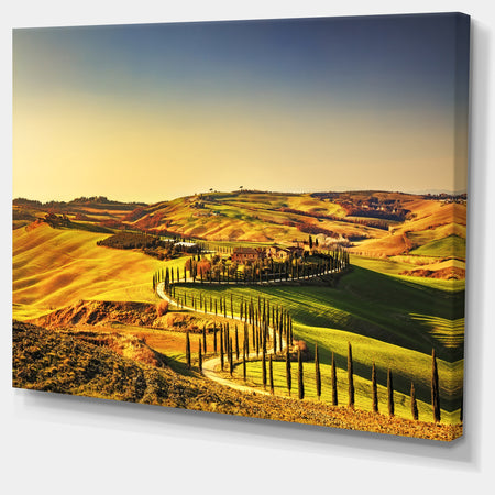 Crete Senesi Rural Landscape Tuscany - Oversized Landscape Wall Art Print