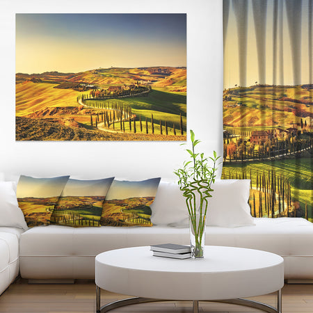 Crete Senesi Rural Landscape Tuscany - Oversized Landscape Wall Art Print