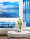 Sunset Blue Panoramic Landscape - Oversized Landscape Wall Art Print