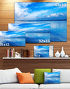 Sunset Blue Panoramic Landscape - Oversized Landscape Wall Art Print