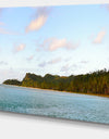 Aitutaki Lagoon Large Panorama - Modern Seascape Canvas Artwork