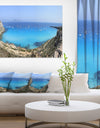 Cala Rossa Beach Sicily Italy - Modern Seascape Canvas Artwork