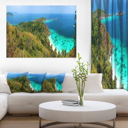 Similan Islands Paradise Bay - Modern Seascape Canvas Artwork