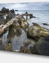 Rocky North Ireland Seashore - Modern Seascape Canvas Artwork