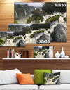 Waterfall Iguacu Falls in Brazil - Landscape Art Canvas Print