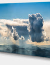 Heavy Clouds in Sky Panoramic View - Landscape Art Canvas Print