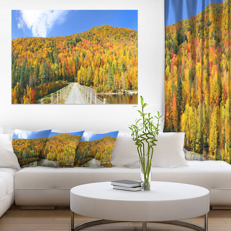 Stowe Countryside View Panorama - Landscape Art Canvas Print