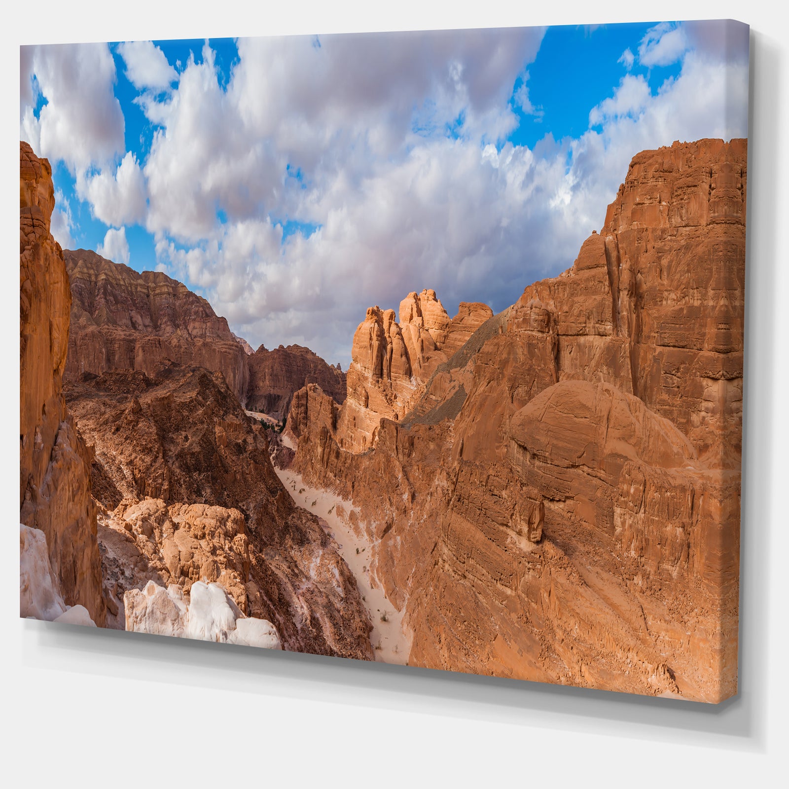 White Canyon at South Sinai Egypt - Landscape Art Canvas Print