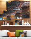 Slow Motion Virgin River at Zion - Landscape Art Canvas Print