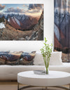 Layers of Foggy Hills Panorama - Landscape Artwork Canvas