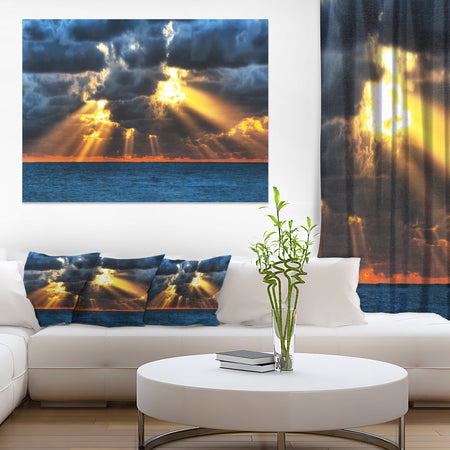 Fight Between Dark and Light - Landscape Artwork Canvas
