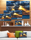 Fight Between Dark and Light - Landscape Artwork Canvas