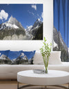 Glacier nearby Chamonix Panorama - Landscape Artwork Canvas