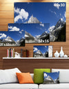 Glacier nearby Chamonix Panorama - Landscape Artwork Canvas