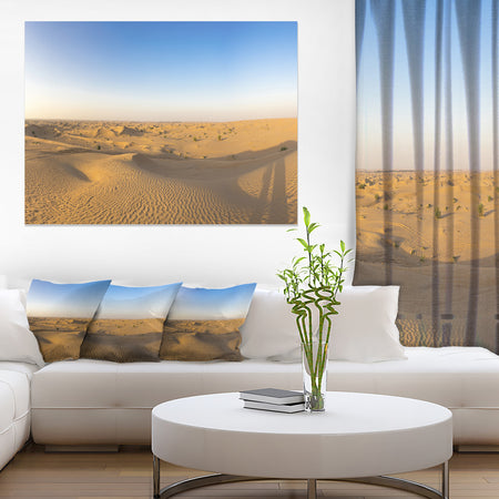 Sand Dunes Desert in Dubai - Landscape Artwork Canvas