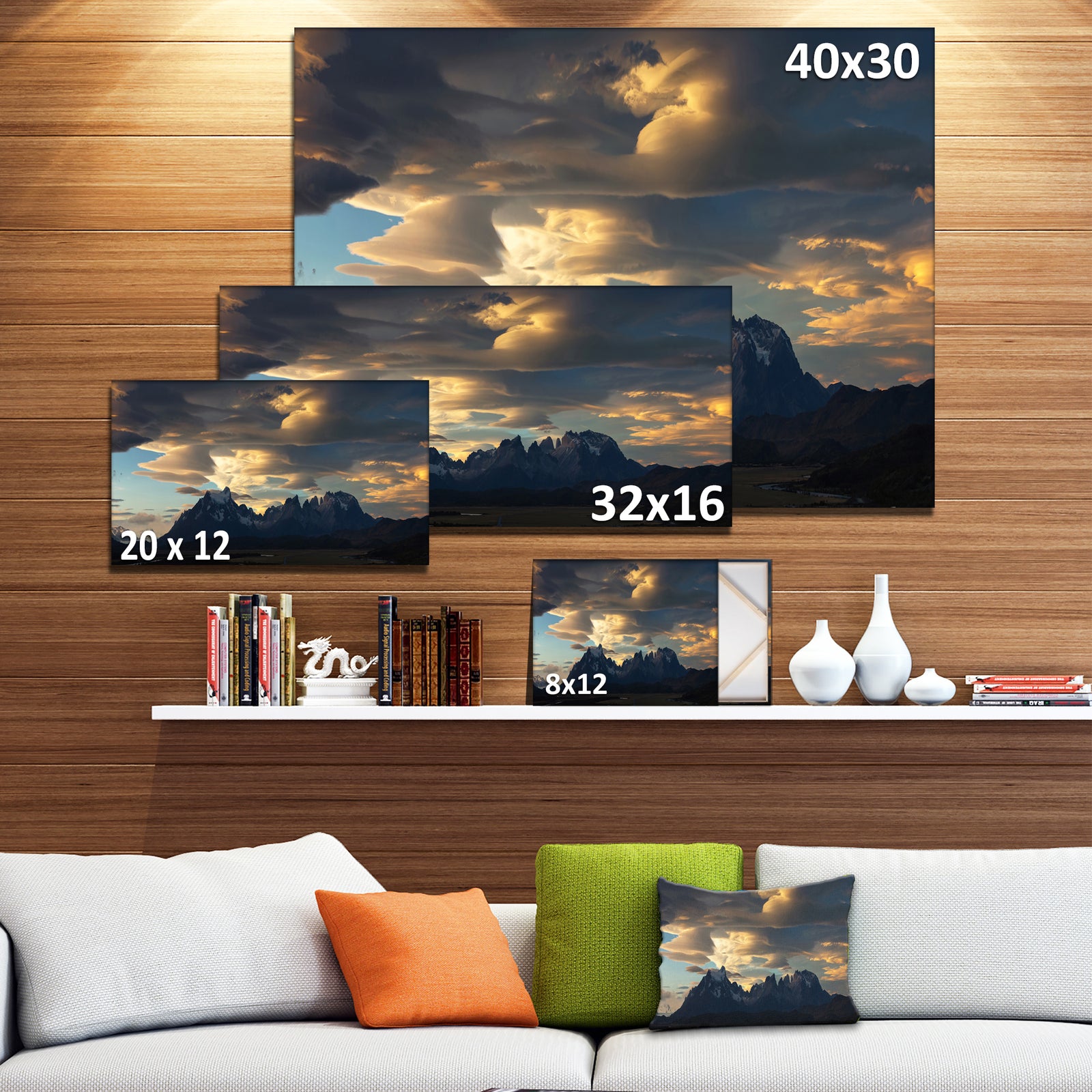 Torres del Paine National Park - Landscape Artwork Canvas