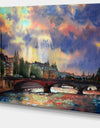 Fabulous Paris City Watercolor - Large Photography Canvas Art