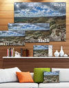 Clouds and Stones under Wild Clouds - Landscape Artwork Canvas