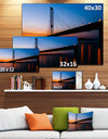 Southern Bridge Panorama in Kiev - Cityscape Artwork Canvas