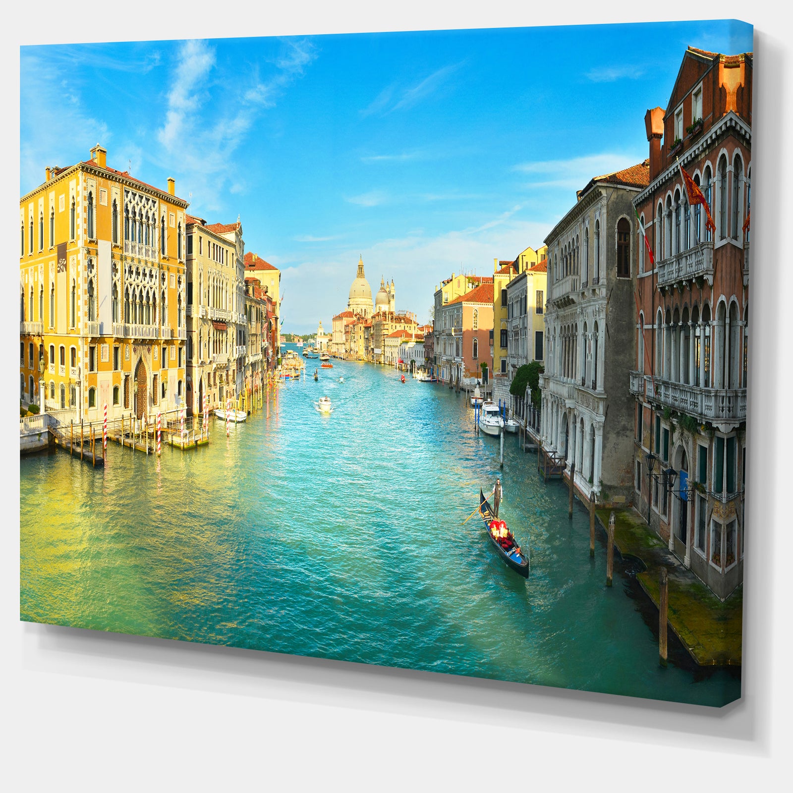 Vibrant Evening Venice Italy - Cityscape Artwork Canvas