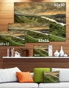 Road along the Nemunas in Green - Landscape Artwork Canvas