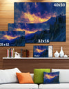 Mountains Peaks of Caucasus Hills - Landscape Artwork Canvas