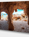 Denia Las rotas Beach Caves - Landscape Artwork Canvas