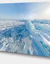 Ice Hummocks in Lake Baikal Siberia - Landscape Artwork Canvas