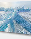 Blue Ice Hummocks in Siberia Lake Baikal - Landscape Artwork Canvas