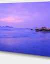 Blue Sunset at Lung Kwu Tan Coastline - Landscape Artwork Canvas