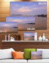 Yellowish Sunset at Lung Kwu Tan Coastline - Landscape Artwork Canvas