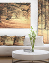 Dreamy Imagery of Autumn Forest - Modern Forest Canvas Art