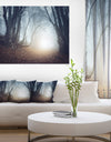 Magical Trees in Mysterious Forest - Modern Forest Canvas Wall Art