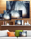 Magical Trees in Mysterious Forest - Modern Forest Canvas Wall Art