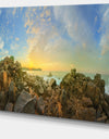 Sri Lanka Romantic Beach Panorama - Large Seascape Art Canvas Print