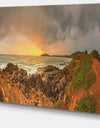 Sunrise at Romantic Beach at Sri Lanka - Landscape Artwork Canvas