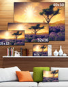 Lavender Field with Solitary Tree - Extra Large Landscape Canvas Art