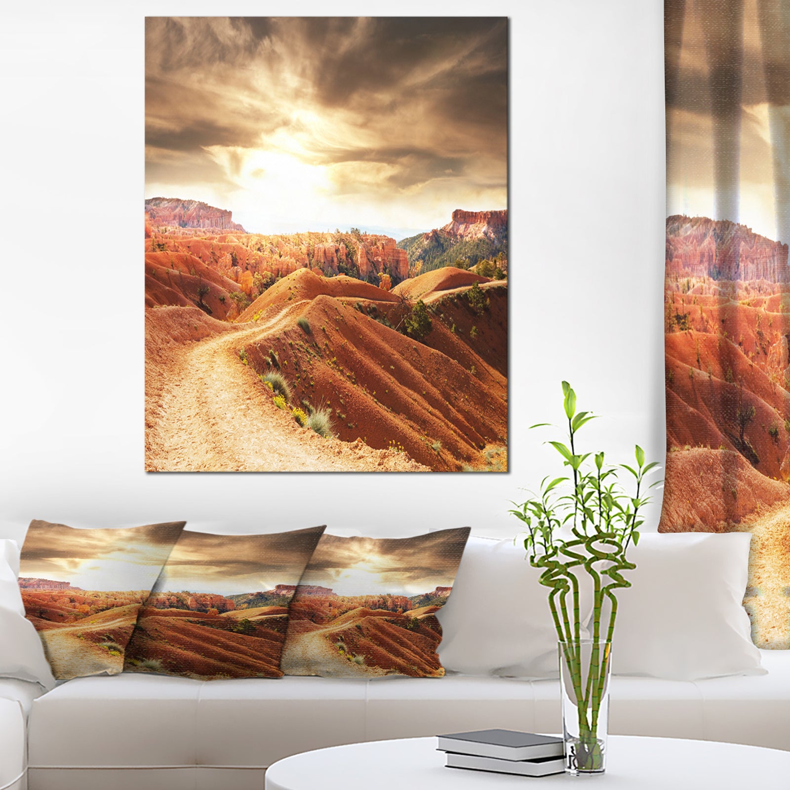 Beautiful View of Bryce Canyon - Extra Large African Landscape Canvas Art