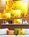 Bright Yellow Sunflower Close-Up - Floral Artwork on Canvas